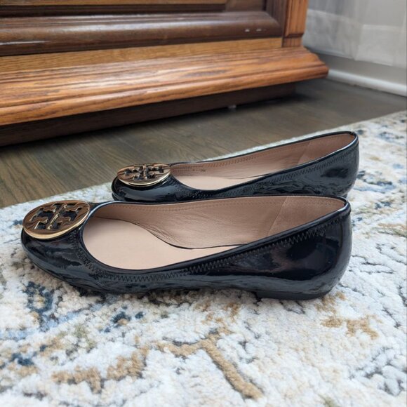 Tory Burch Women`s Ballet Flats Navy Size 9 - Picture 5 of 16